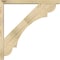 Ekena Millwork Olympic Block Rough Sawn Bracket w/ Offset Brace, Douglas Fir, 4"W x 34"D x 34"H BKT0402X34X34OLY05RDF - alternate 4